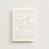 "vintage flourishes" - Wedding Invitations in Natural by BR Designs - Front