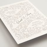 "vintage flourishes" - Wedding Invitations in Natural by BR Designs - Detail