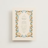 "Flutter" - Wedding Invitations in Sunset by Jen Owens - Front