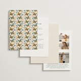 "Flutter" - Wedding Invitations in Sunset by Jen Owens - Back of Card Options