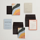 "Canyon Wall" - Wedding Invitations in Sunset by Robin Ott - Invitation Suite