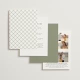"Garden at Blue Hill" - Wedding Invitations in Meadow by Jennifer Wick - Back of Card Options