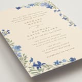 "Nilgiri" - Wedding Invitations in Blueberry by Creo Study - Detail