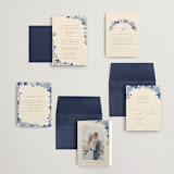 "Nilgiri" - Wedding Invitations in Blueberry by Creo Study - Invitation Suite
