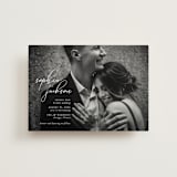 "Kindly Join Us" - Wedding Invitations in Pearl by Laura Hamm - Front
