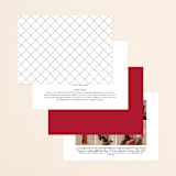 "Love Connection" - Wedding Invitations in Red Hot by Kim Dietrich Elam - Back of Card Options