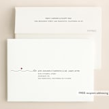 "Love Connection" - Wedding Invitations in Red Hot by Kim Dietrich Elam - FREE Recipient Addressing