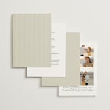 "Love and Faith" - Wedding Invitations in Vanilla by Louise Kay - Back of Card Options