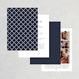 "Flawless" - Wedding Invitations in Midnight by Kimberly FitzSimons - Back of Card Options