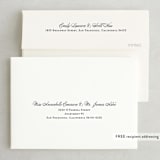 "Flawless" - Wedding Invitations in Midnight by Kimberly FitzSimons - FREE Recipient Addressing