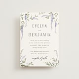 "Enchanted Evening" - Wedding Invitations in Lavender by Design Lotus - Front