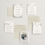 "Enchanted Evening" - Wedding Invitations in Lavender by Design Lotus - Invitation Suite