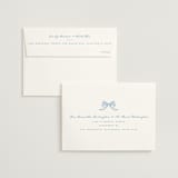 "Bow Frame" - Wedding Invitations in Lagoon by Leah Bisch - FREE Recipient Addressing