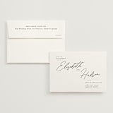 "Macaron" - Wedding Invitations in Snow by Nicoletta Savod - Invitation with Envelope
