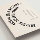 "Spin" - Wedding Invitations in Cream by Pixel and Hank - Detail