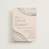 "Rings" - Wedding Invitations in Natural by Alethea and Ruth - Front