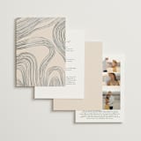 "Rings" - Wedding Invitations in Natural by Alethea and Ruth - Back of Card Options