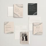 "Rings" - Wedding Invitations in Natural by Alethea and Ruth - Invitation Suite