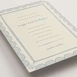 "Florence" - Wedding Invitations in Sky by Kelly Watkins - Detail