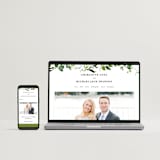 "Greenery" - Wedding Invitations in Fern by Susan Moyal - FREE Wedding Website