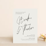 "Signature Style" - Wedding Invitations in Silk by Design Lotus - Front