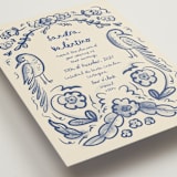 "Santa Catalina" - Wedding Invitations in Marseille Bleu by Ani Somi - Detail