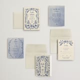 "Santa Catalina" - Wedding Invitations in Marseille Bleu by Ani Somi - Invitation Suite