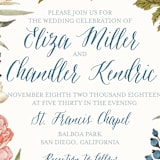 "Garden Rose" - Wedding Invitations in Garden Rose by Wildfield Paper Co - Detail