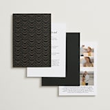 "Encapsulated" - Wedding Invitations in Black Tie by Hooray Creative - Back of Card Options