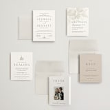 "City Center" - Wedding Invitations in Cotton by Erin L. Wilson - Invitation Suite