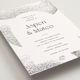 "Forever" - Wedding Invitations in Ink by Blustery August - Detail