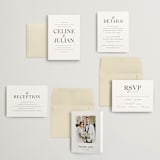 "CELINE" - Wedding Invitations in Opal by Melanie Kosuge - Invitation Suite