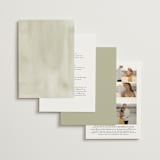 "Villa" - Wedding Invitations in Leaf by Kristie Kern - Back of Card Options