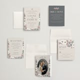 "Illuminated Storybook" - Wedding Invitations in Linen by Alethea and Ruth - Invitation Suite