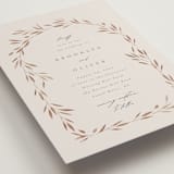 "Lennox" - Wedding Invitations in Harvest by Kristie Kern - Detail