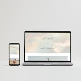 "Daybreak" - Wedding Invitations in Dove by Olivia Kanaley Inman - FREE Wedding Website