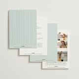 "Merryvale" - Wedding Invitations in Sky by Kelly Schmidt - Back of Card Options