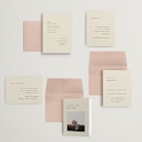 "Simply" - Wedding Invitations in Linen by Brianne Larsen - Invitation Suite