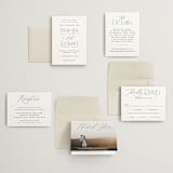 "Modern Romance" - Wedding Invitations in Navy by Hooray Creative - Invitation Suite