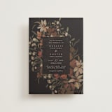 "Fall Garden Bouquet" - Wedding Invitations in Rust by Grace Kreinbrink - Front