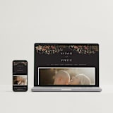 "Fall Garden Bouquet" - Wedding Invitations in Rust by Grace Kreinbrink - FREE Wedding Website