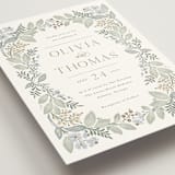 "Wild Flora" - Wedding Invitations in Meadow by Kristen Smith - Detail
