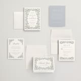 "Wild Flora" - Wedding Invitations in Meadow by Kristen Smith - Invitation Suite