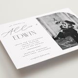 "Everly" - Wedding Invitations in Pearl by Christie Garcia - Detail