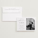 "Everly" - Wedding Invitations in Pearl by Christie Garcia - Invitation with Envelope