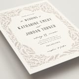 "Operatic" - Wedding Invitations in Cream by Paper Raven Co. - Detail