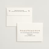 "Amari" - Wedding Invitations in Ivory by Oma N. Ramkhelawan - FREE Recipient Addressing