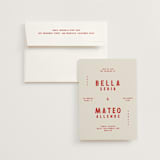 "Coyota" - Wedding Invitations in Sierra by Ani Somi - Invitation with Envelope