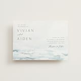 "At Sea" - Wedding Invitations in Sky by Nicoletta Savod - Front
