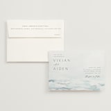 "At Sea" - Wedding Invitations in Sky by Nicoletta Savod - Invitation with Envelope